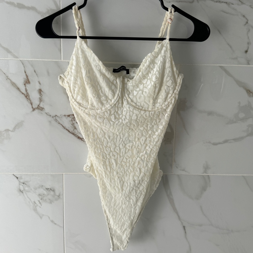 NAKED WARDROBE | SHEER ANIMAL PRINT BODYSUIT